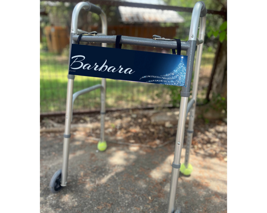 Sparkly white Christmas tree