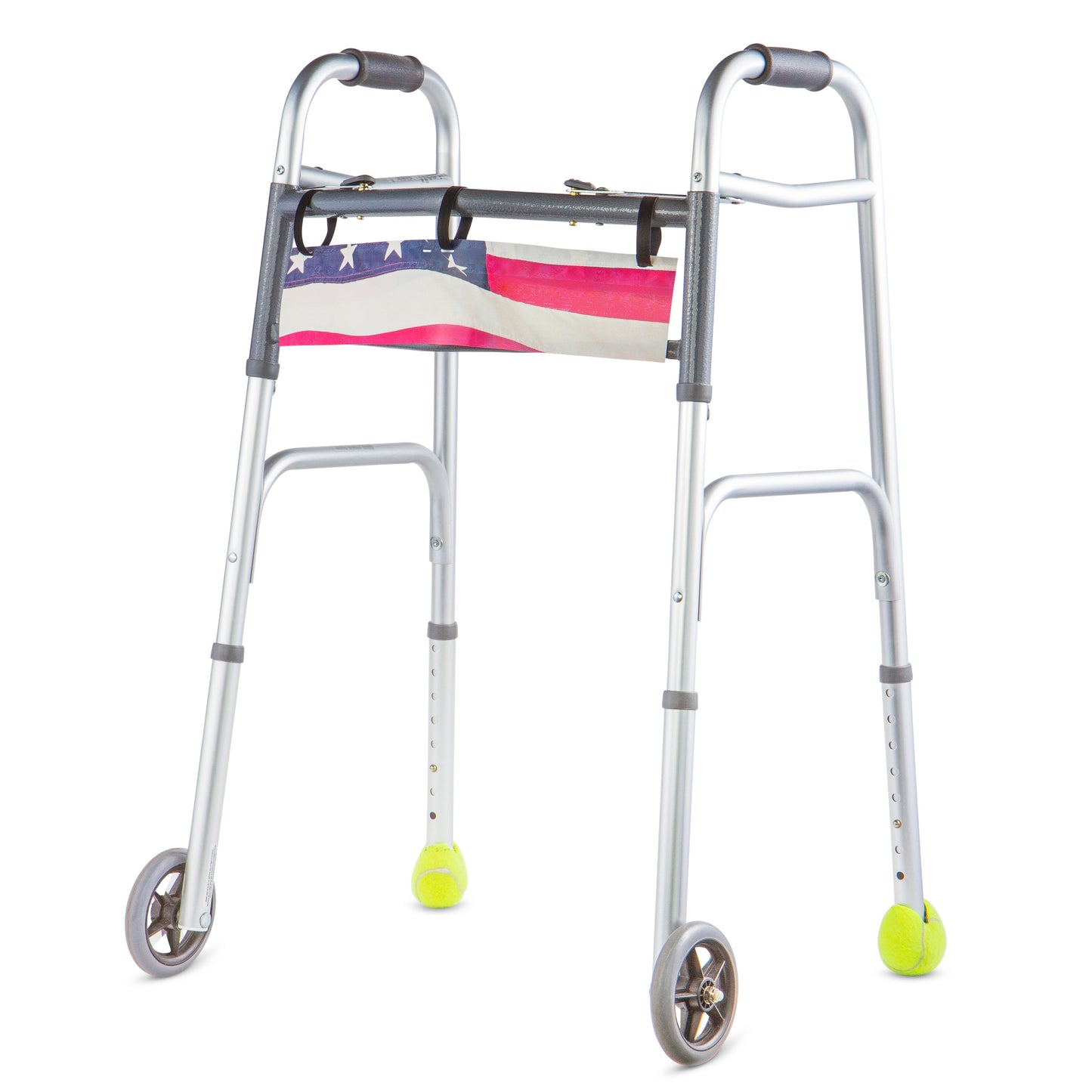 American Flag walker license plate