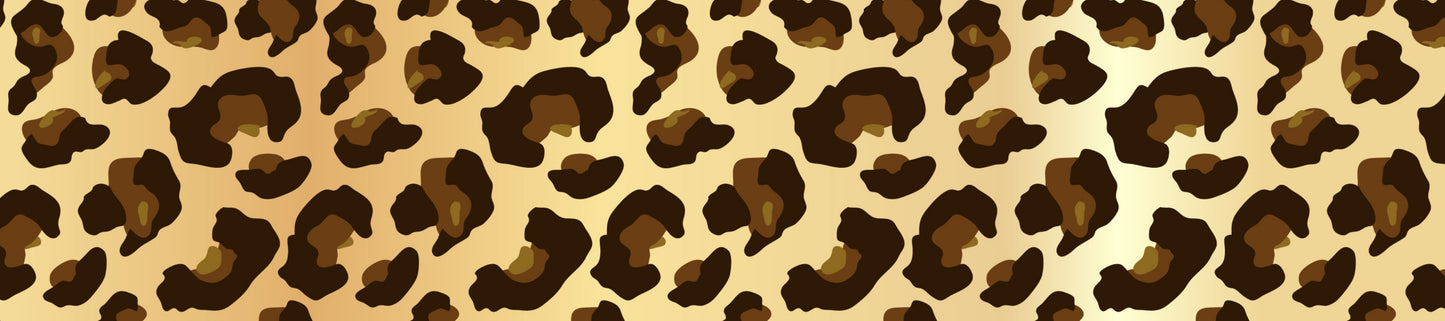 Leopard Print walker license plate