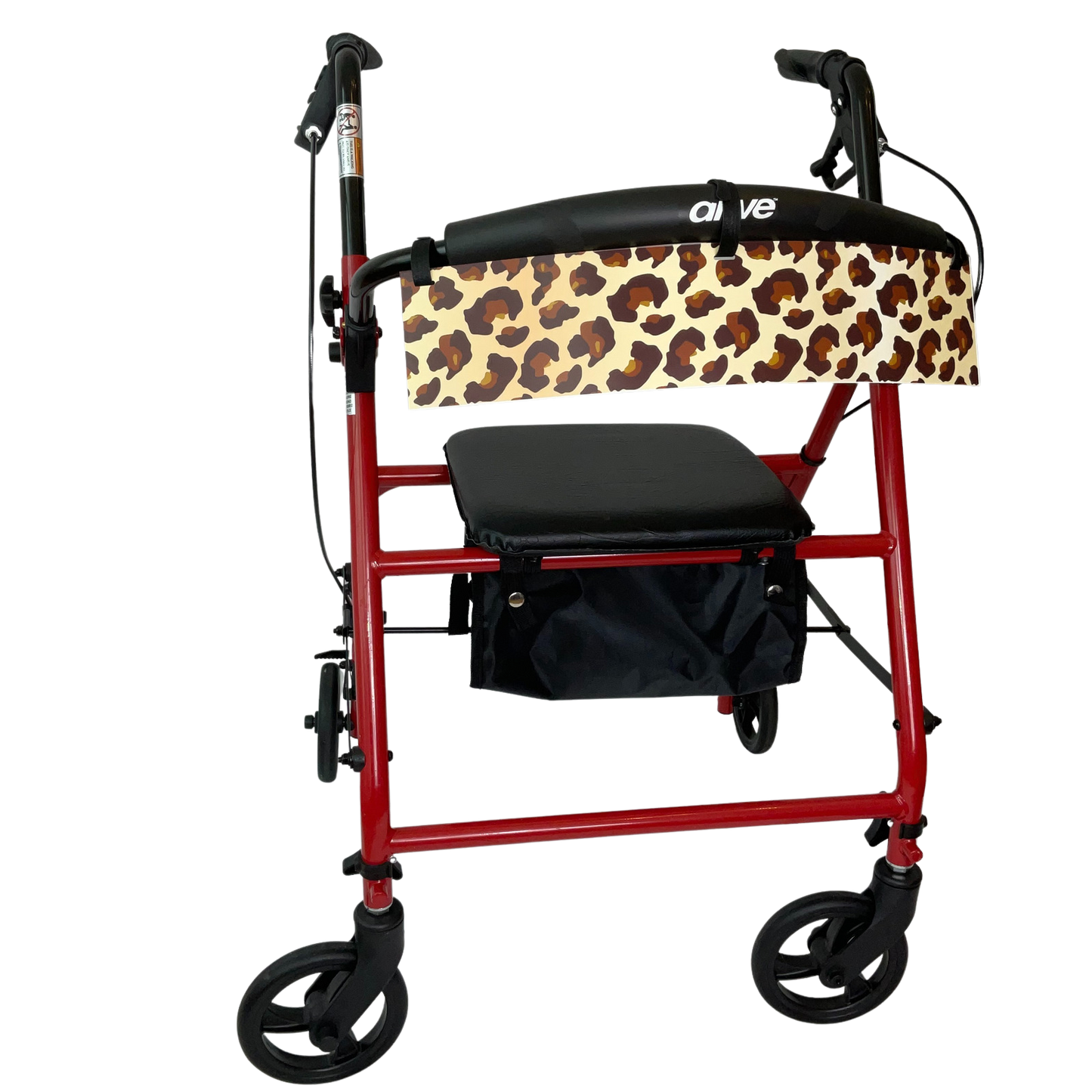 Leopard Print walker license plate