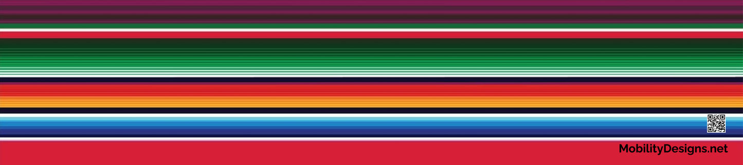 Serape walker banner