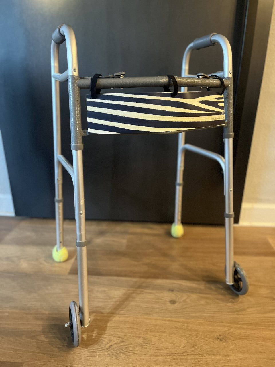 Zebra print walker banner