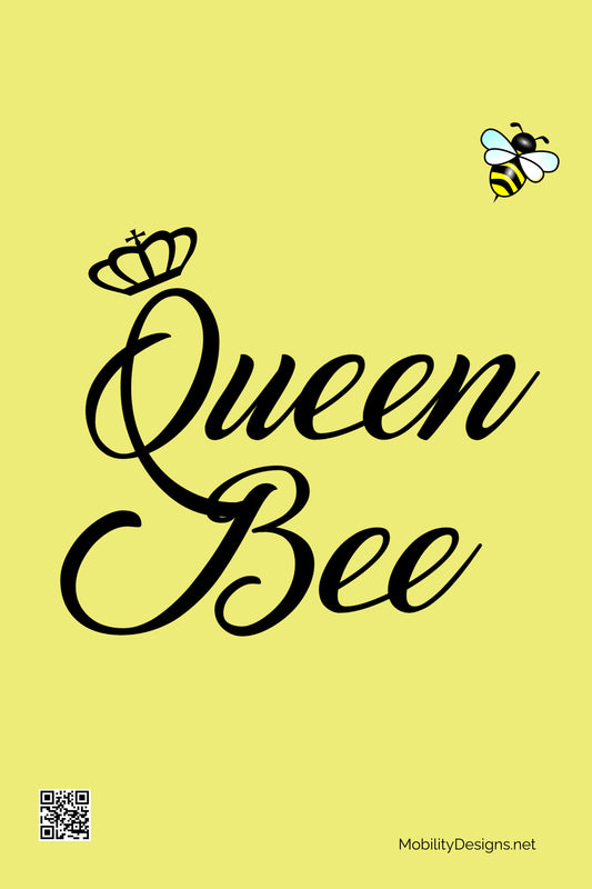 Queen Bee scooter banner