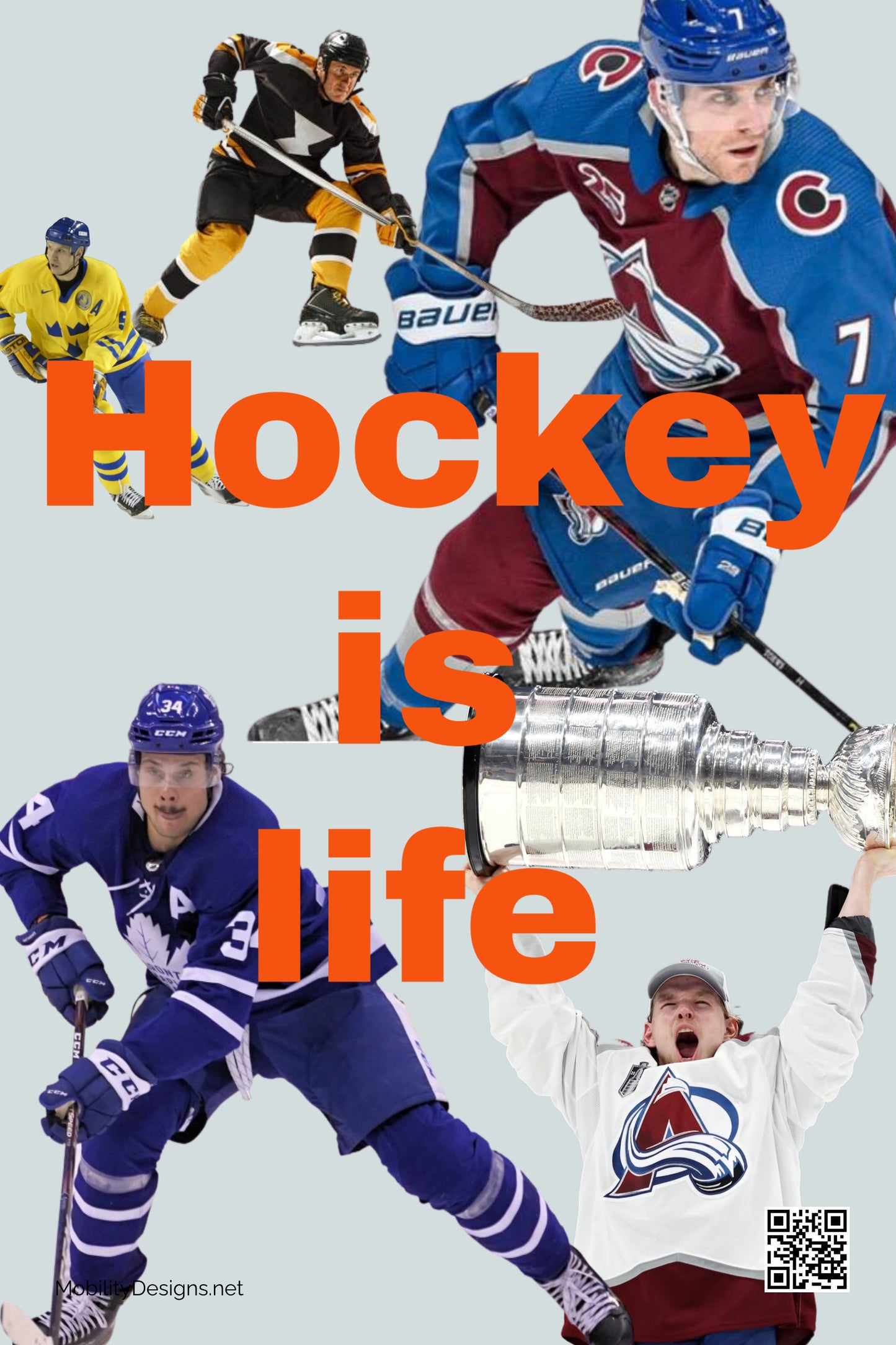 Hockey scooter banner
