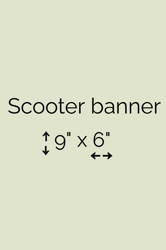 Custom Scooter Banner