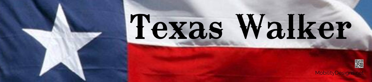 Texas flag walker
