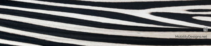 Zebra print walker banner